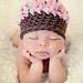 Newborn Baby Girl Photo Prop Cupcake Hat