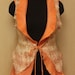 Fresh Carrot Juice / Felted Clothing / Vest