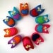Felt Owls Baby Shower Favors, Plush Toys