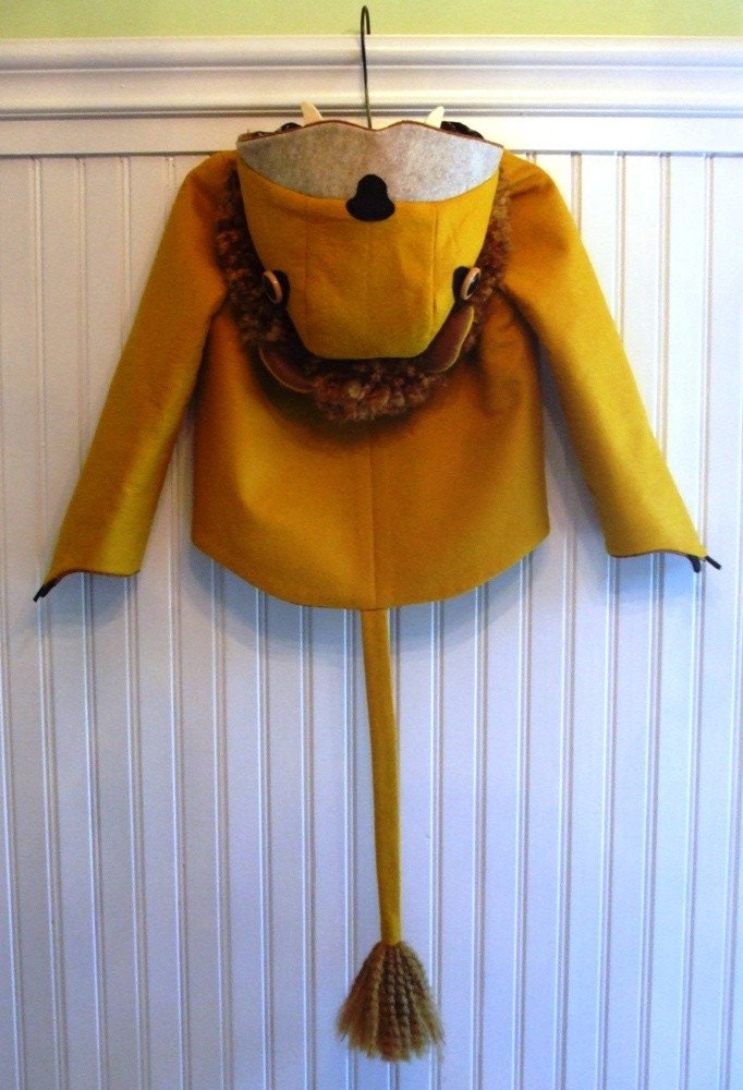 Ferocious Felt Lion Coat