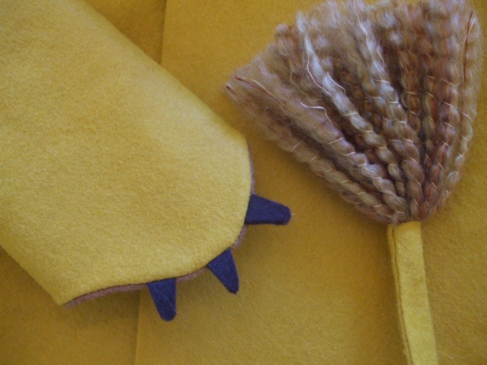 Ferocious Felt Lion Coat