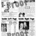 Mini Newspaper Wedding Program