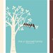 Love 1 Corinthians 13 Print - Custom Love Bird Family Tree and Home Rules Scripture Print - 11x14 Prints - set of 3