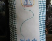 Not All Who Wander are Lost - Hand Embroidered Pillow