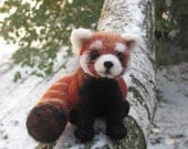 Firefox needle felted red panda