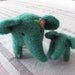 Elephant mama and baby
