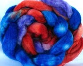 Blue Faced Leicester Roving Hand Dyed Phat Fiber (ABF34)