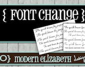 Add-On ONLY.  Font change for on a Pre-made Photography or Small Business Logo