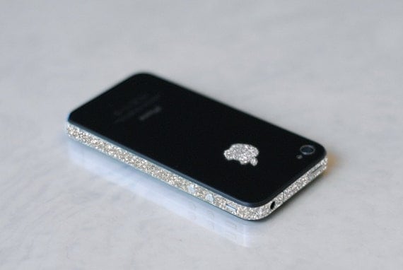 iPhone 4S Antenna Wrap (Sparkling Silver)