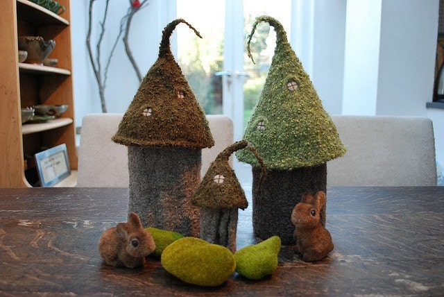 fairy castles for storing hooks and needles KNITTING PATTERN