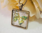 Petite Resin Necklace - Whisper of Butterfly