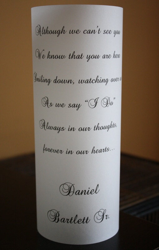 Memorial Candle Luminaria