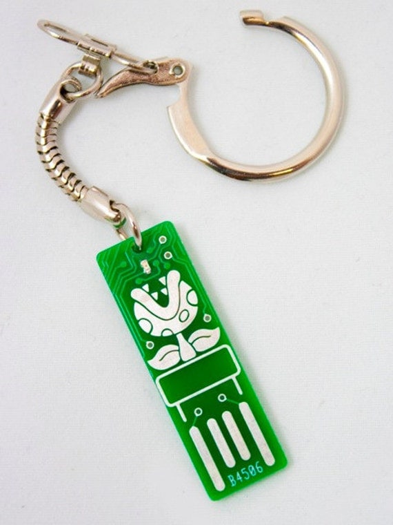 Piranha USB Circuit Board Keychain - Lights Up