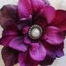 Plum Purple Delphinium Flower Headband