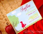 Printable Red Riding Hood Picnic Party Birthday Collection-Invitation by Fara Party Design Il_170x135