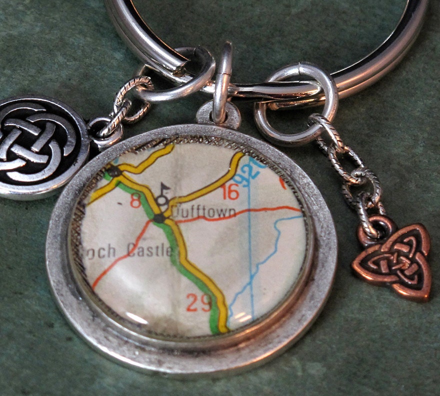 Scotch Whisky Map Kilt Clip