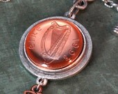 Irish Pence Toggle Necklace