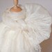 Cobweb Shawl Scarf Stole White Wool Natural Lace Wedding Bridal Fashion teamcamelot tbteam elitett