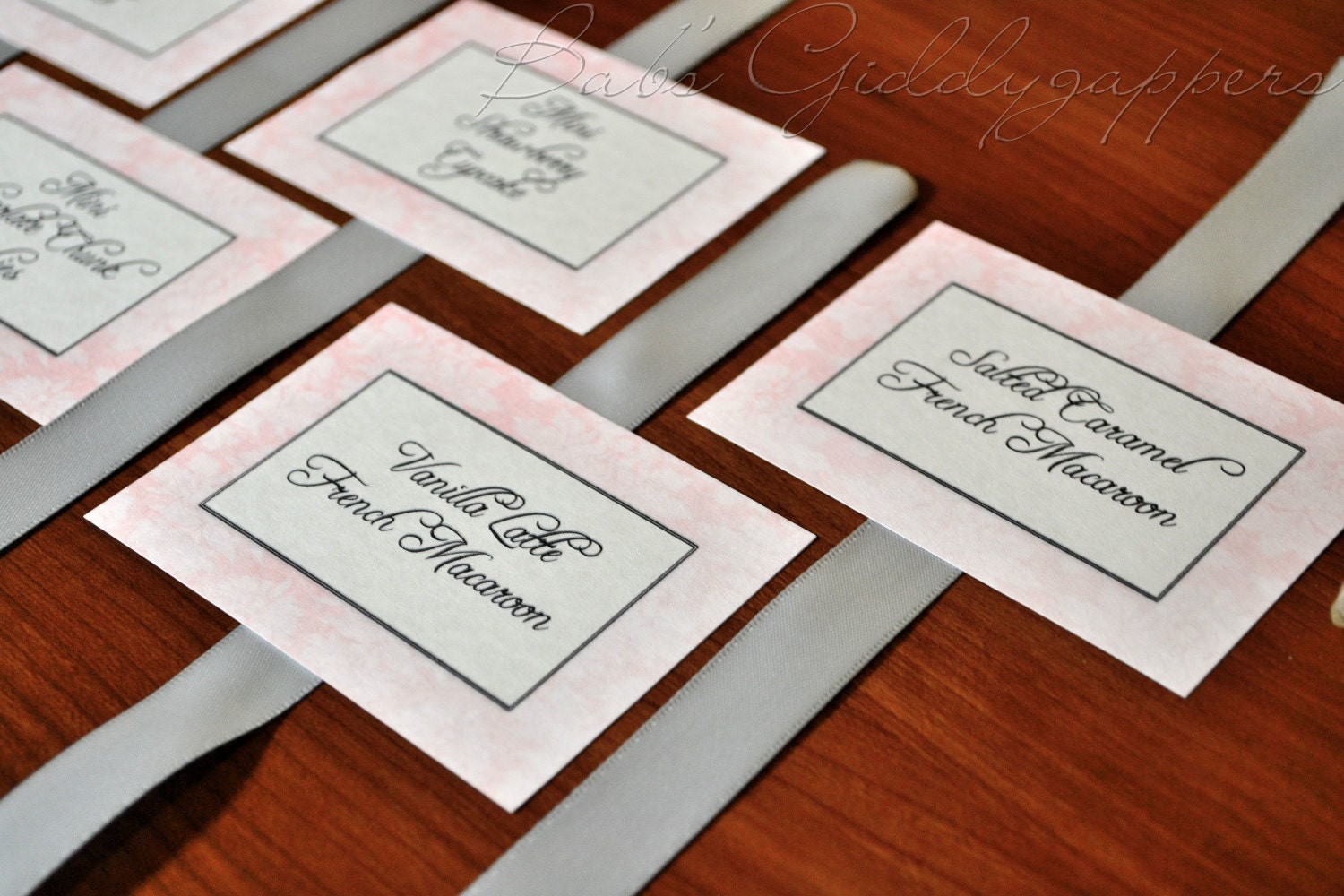 Dessert Label Tags
