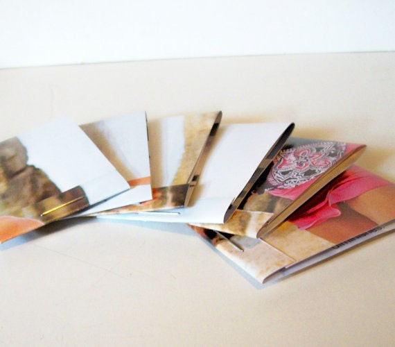 50% off sale Matchbook Notebooks Note Pads Set of 6 Recycled Covers Sand Ready To Ship