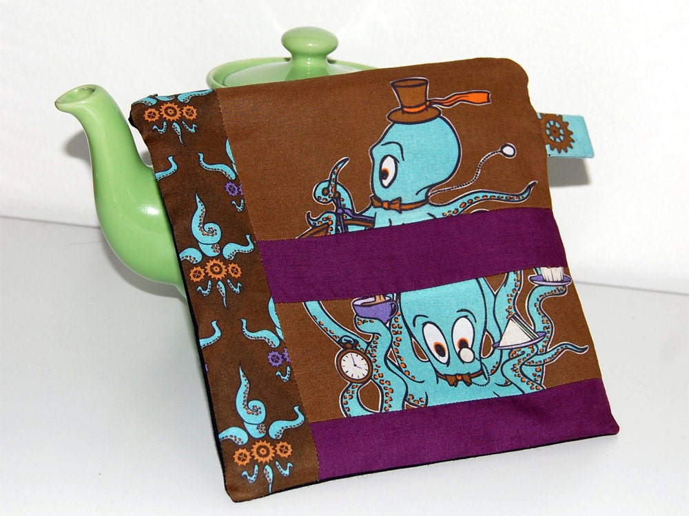OctoSquidy Patchwork Pouch