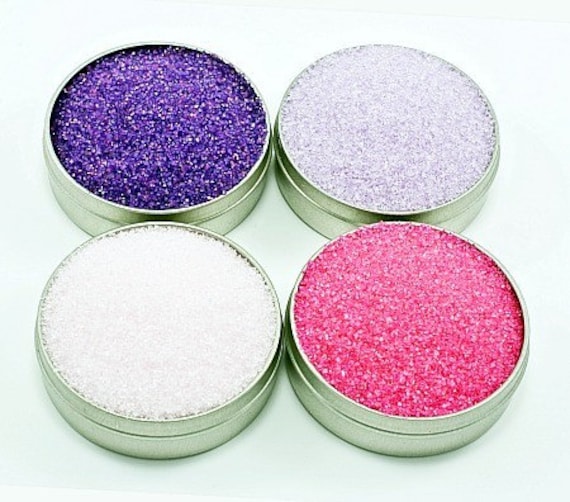 Cocktail sugar rimmer - purple, pink margaritas, martinis - recipes included