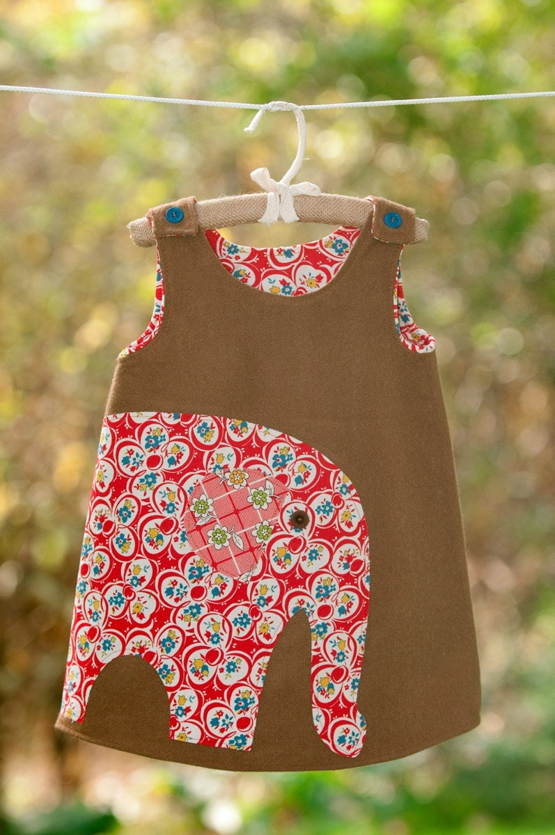 The Big Elephant Dress - Toddler/Girl