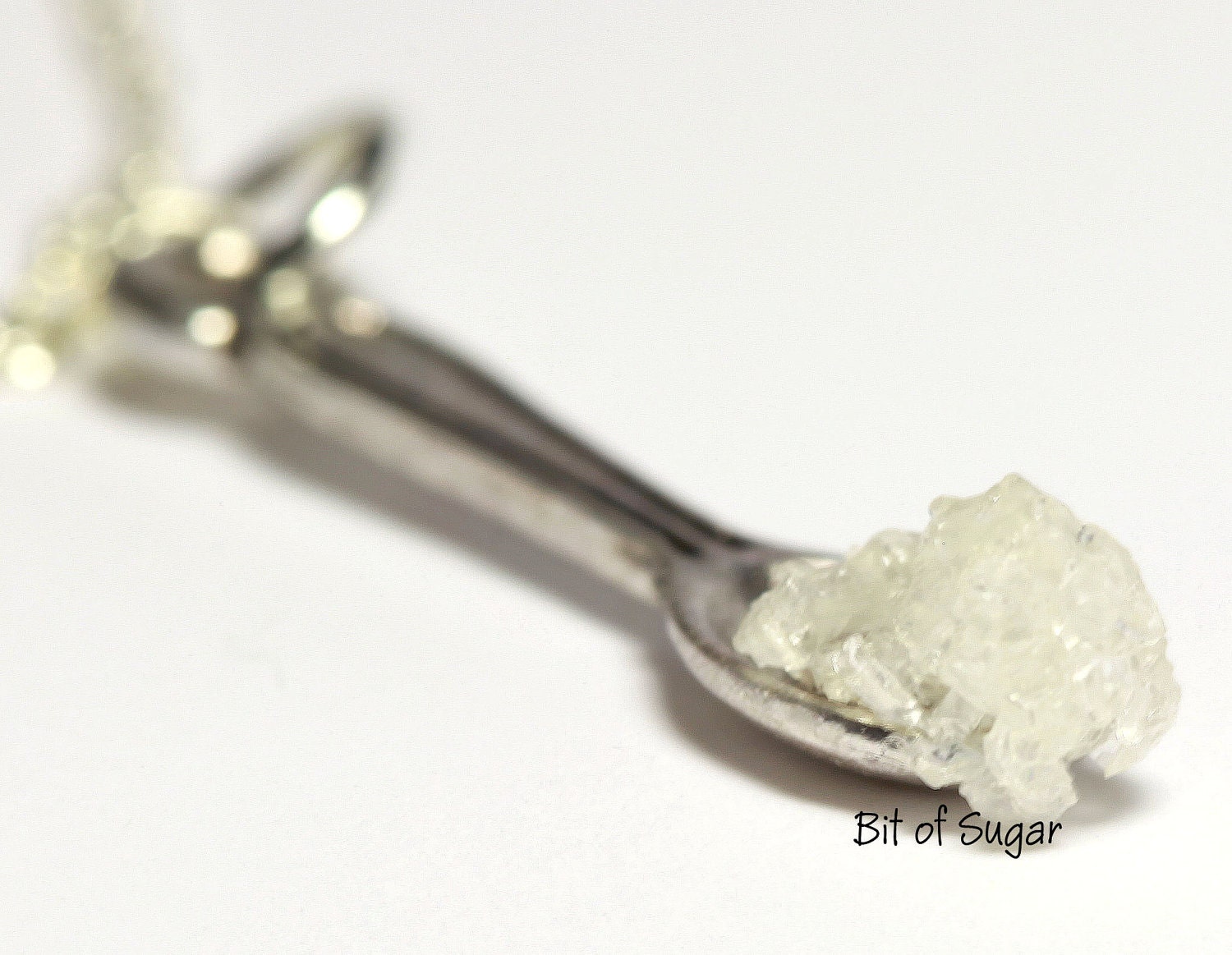 Just a Spoonful of Sugar Necklace - Mary Poppins inspired pendant charm - miniature food jewelry