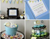 Custom Color Splash Birthday - PRINTABLE diy Party Collection - Birthday Party or Baby Shower by anna and blue paperie