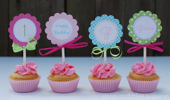 Custom PRINTABLE Color Splash DIY Party & Gift Tags - Birthday Party or Baby Shower by anna and blue paperie Il_570xn