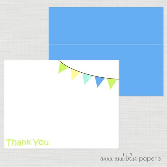 Custom PRINTABLE Color Splash DIYNote Card - by anna and blue paperie Il_570xn