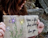 The Lullaby Clutch--Inspired by Katniss and Rue