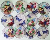 Beautiful Springtime Floral and Butterfly edible image wafer papers for your cookies, fondant or chocolates