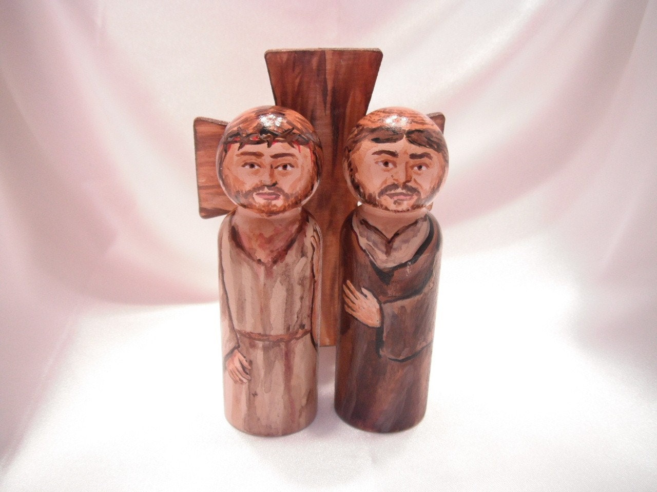 Simon of Cyrene helping Jesus bear his cross set - made to order