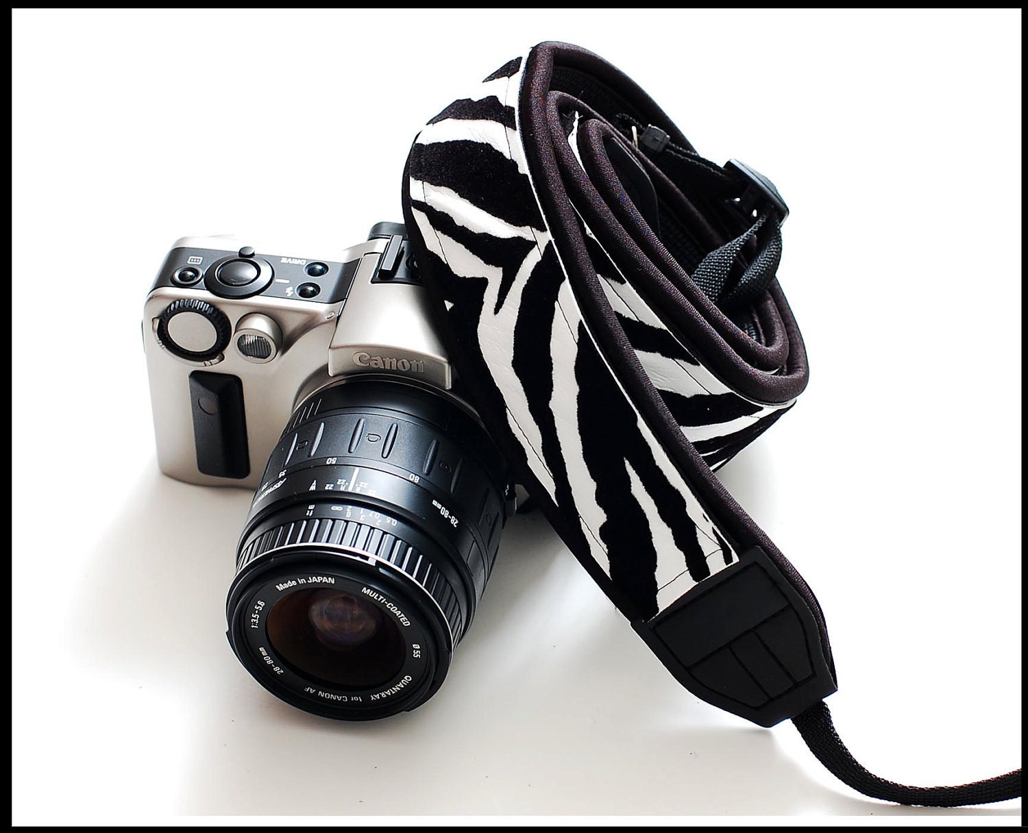 Camera Strap that is now interchangeable - Unisex  Zebra