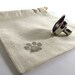 Personalized Brown Mustache Flask on Faux Burlap 6 or 8 oz with Funnel and Tote Bag Groomsman
