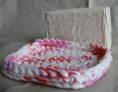 Soap Dish - Soap Dish Liner - Bright Spring Colors - Cotton - Reusable Soap Cozy
