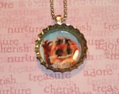 Animal Muppet Show Bottle Cap Necklace