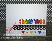Rainbow I Love You Card