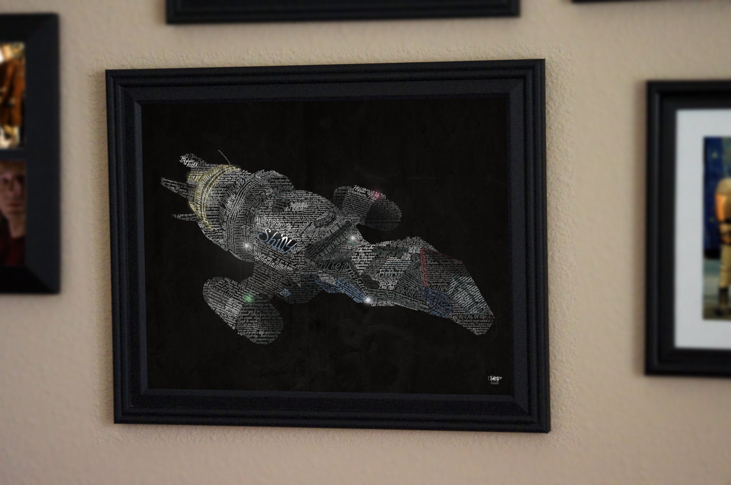 Firefly Art Print - Framed