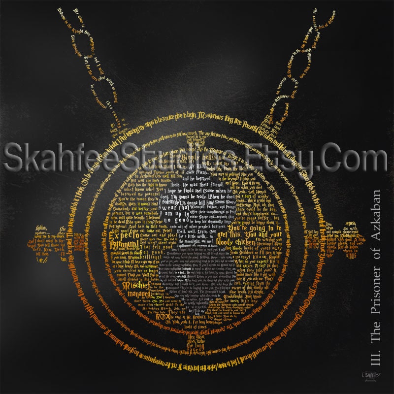 Harry Potter Movie Art Prints -The First Four Films -Framed