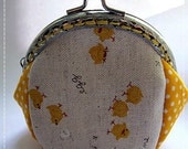 FREE SHIPPING - Handmade Coin Purse Little Chick