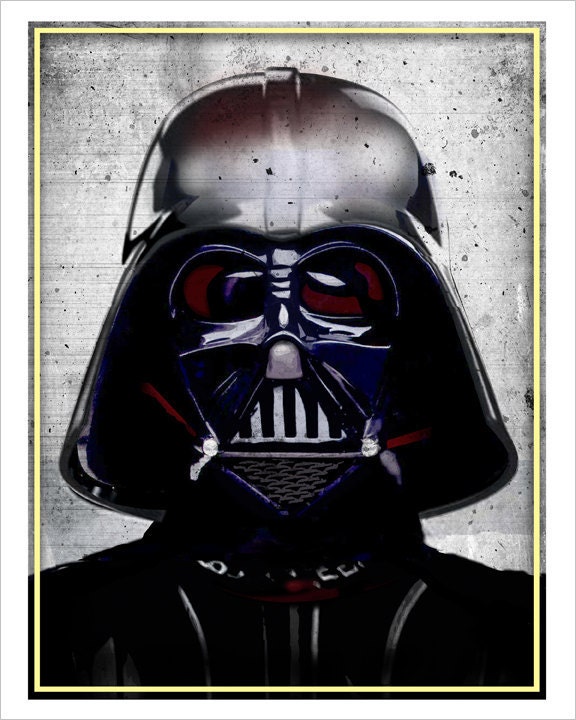 Star Wars Darth Vader Print - 8x10 print - Star Wars character print