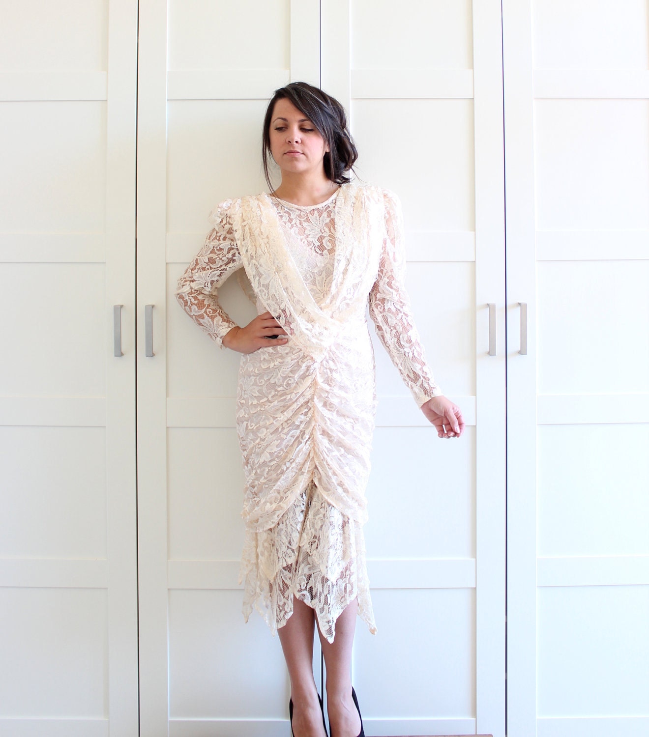 Lace Cream Dress
