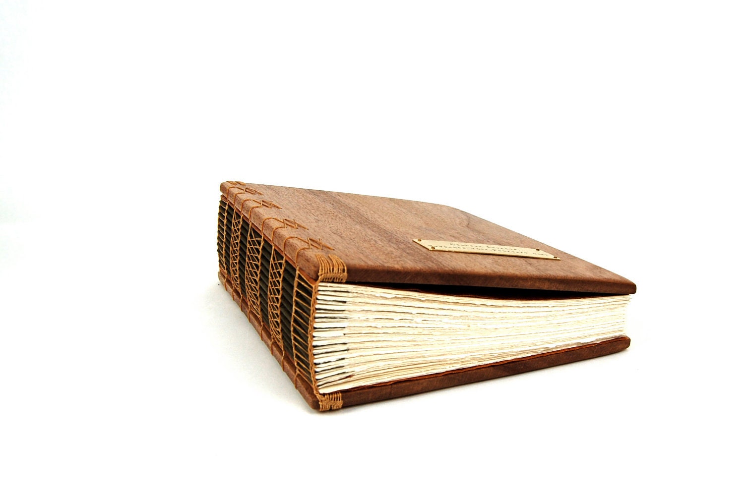 large mahogany photo album - scrapbook handmade wood book  heirloom memory book anniversary gift - made to order