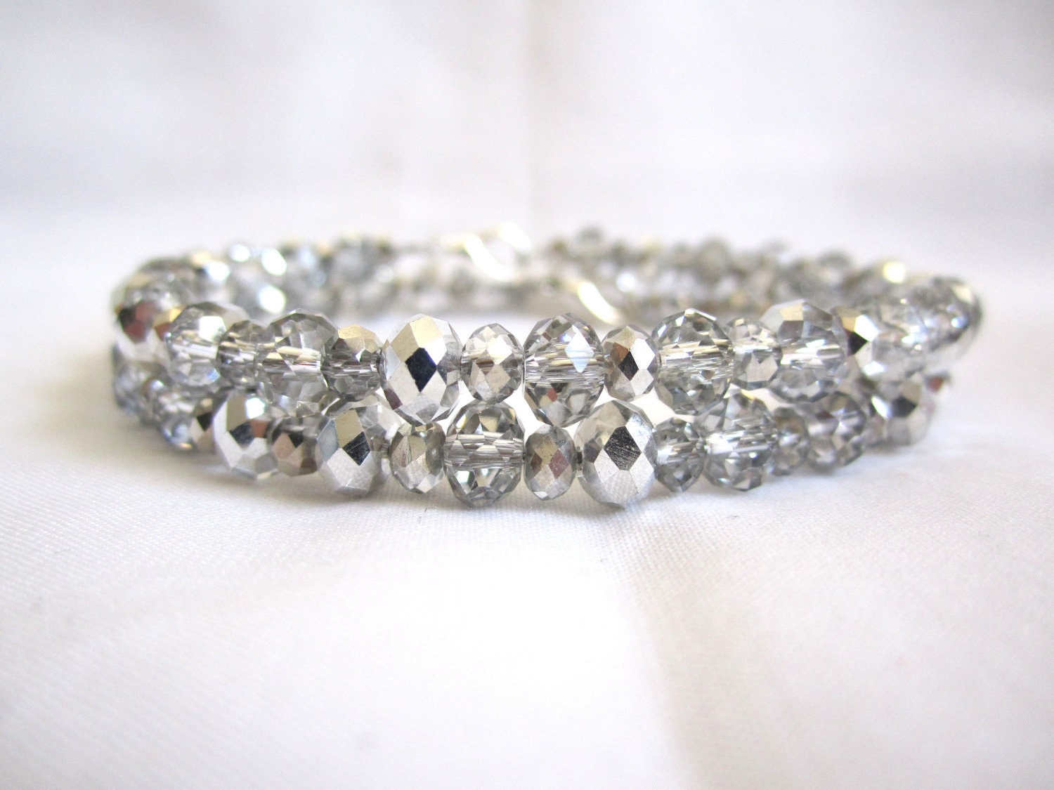 Eternity Diamond Crystal Bangle  (Matching kids sizes available for Mommy and Me sets)