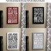 CUSTOM Subway Art Print // Black and White // 20x30