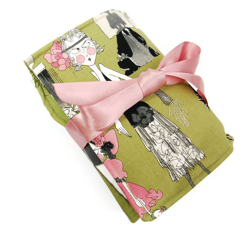 Makeup organizer bag in Green Ghastlie Family, fashion Makeup roll, Cosmetics holder, makeup storage