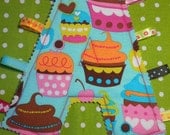 SWEET TREATS - Monogram Tag Toy - Personalized Alphabet Toy for Your Baby Girl