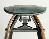 recycled skateboard stool - Custom